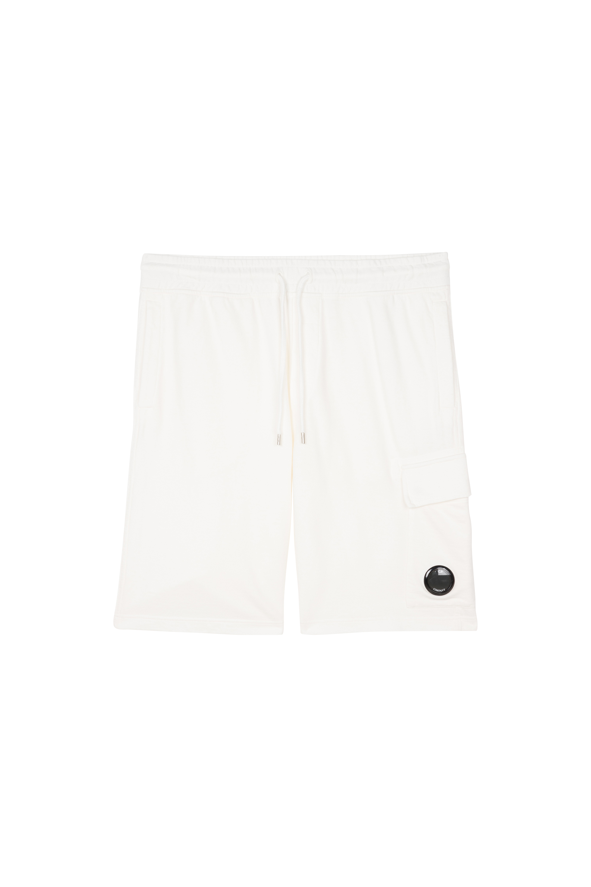 C.P. COMPANY short light fleece Blanc