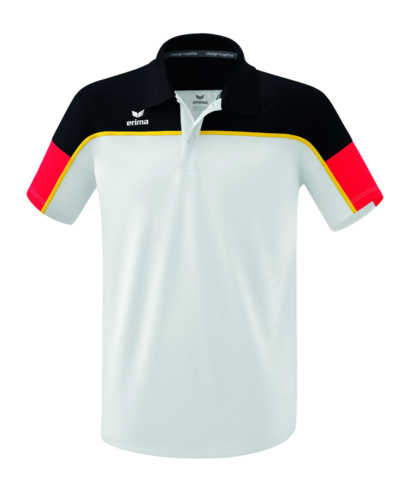 Erima Change by by Poloshirt Weiss Schwarz