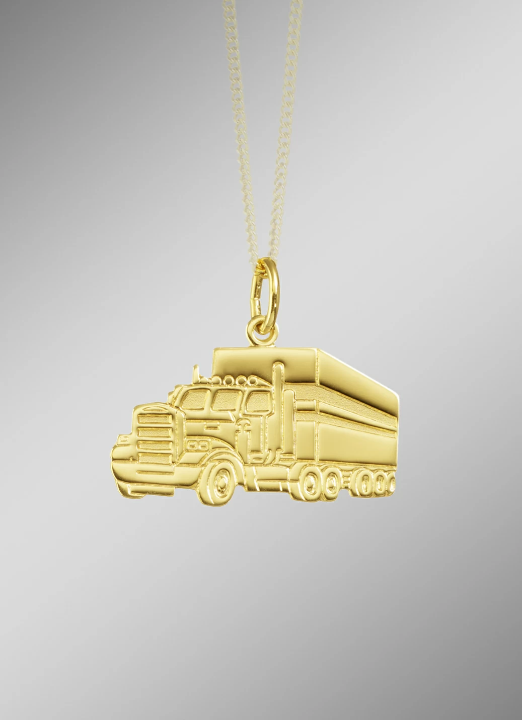 LKW-Anhänger aus Gold