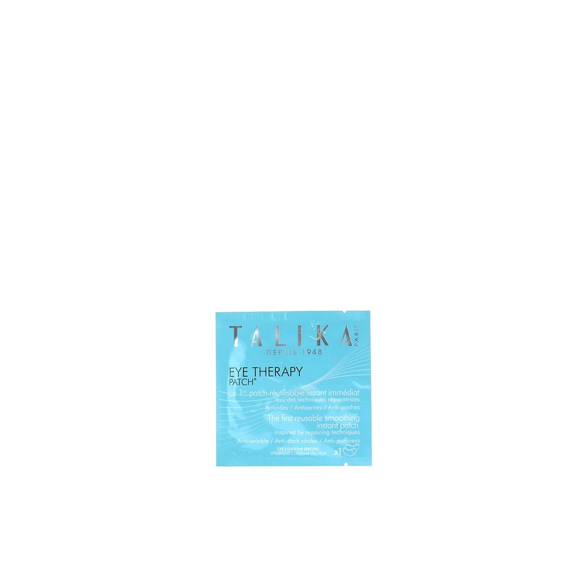 Talika Eye Therapy Patch Patch Réutilisable Lissant Immédiat &  1 Boîtier