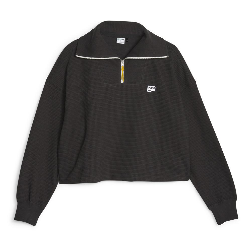 Puma Sweat Noir Femme Puma Downtown