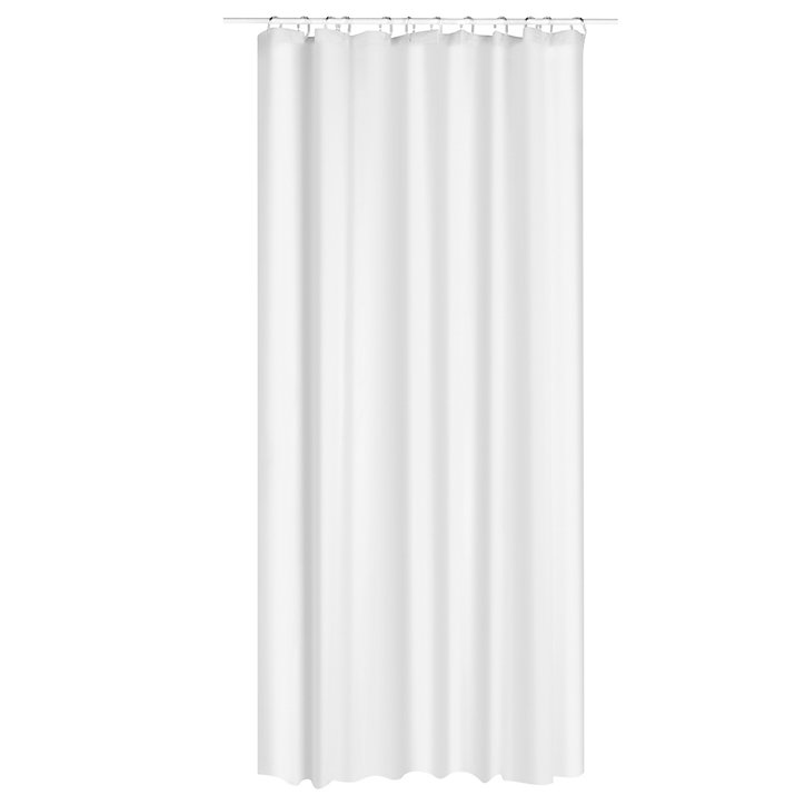 Rideau de douche blanc Eva 180 x 200 cm