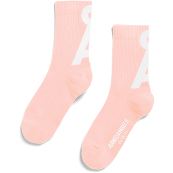 Armedangels Saamus Short Socken Rosalilly / Broken White Damen