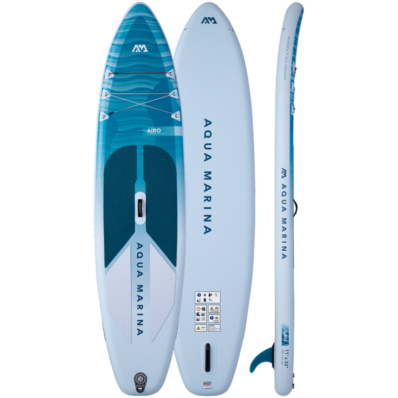 Paddle gonflable ultra-leger aqua marina airo tpu 11.0