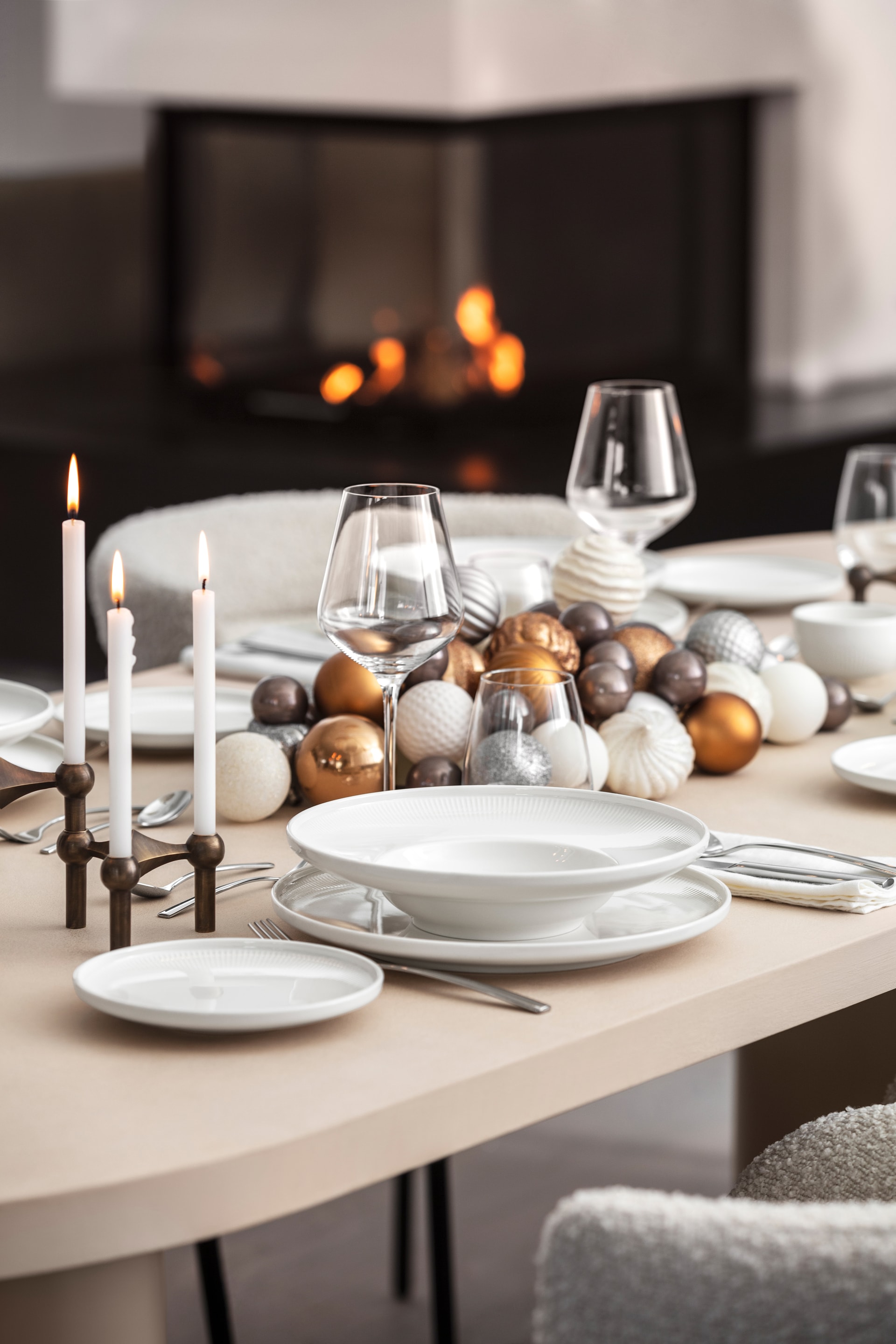 Villeroy & Boch Speiseteller AFINA Porzellan weiß