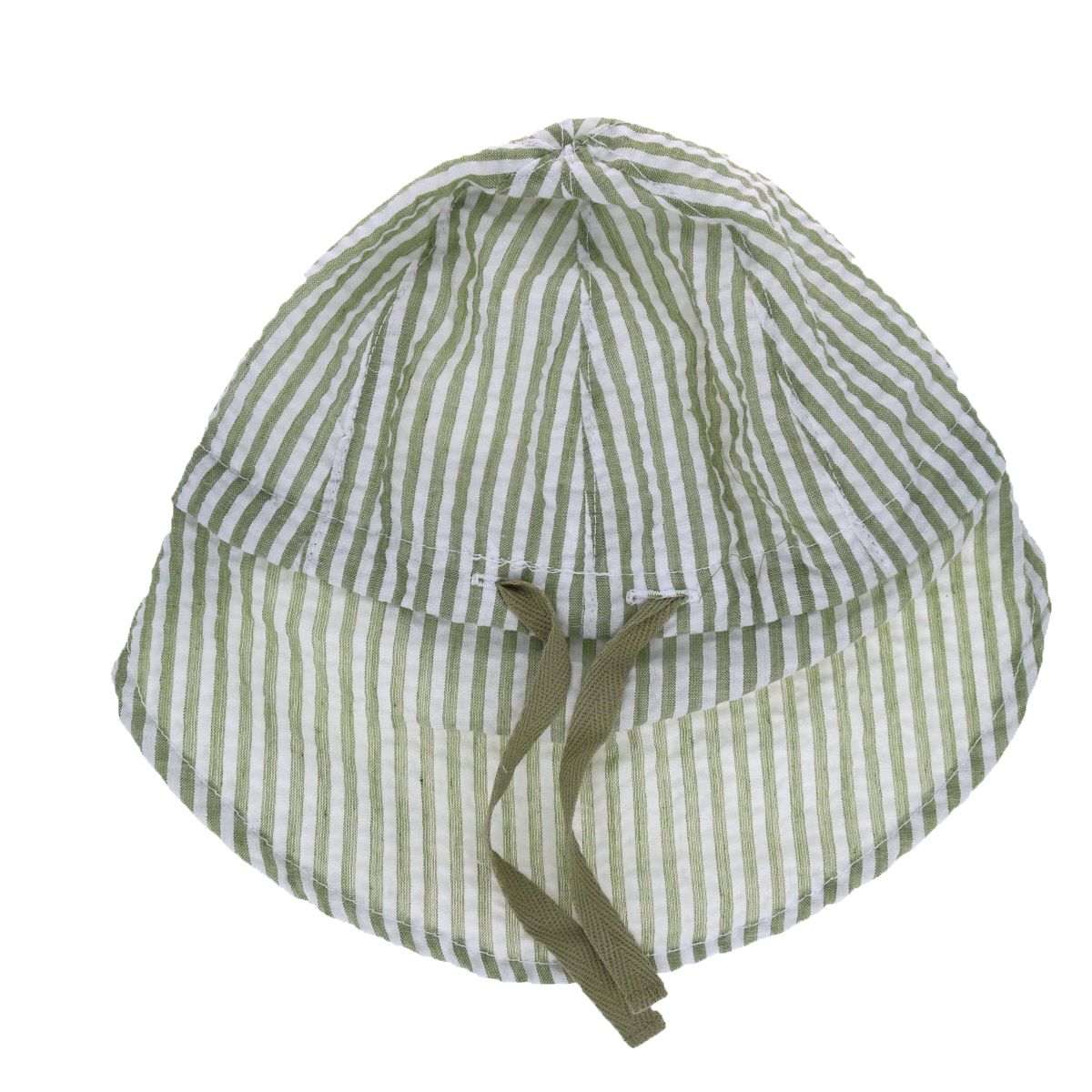 Casquette bébé à rayures kaki