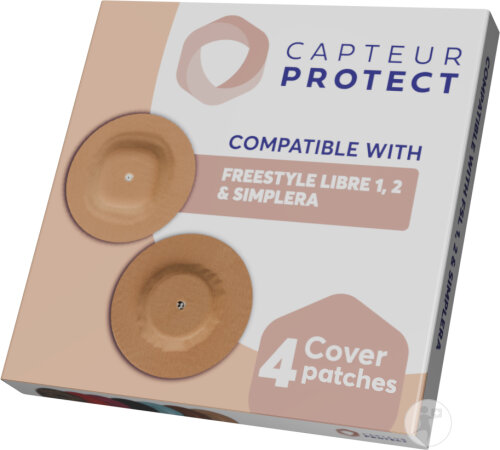 Capteur Protect Patches Beige Pour Freestyle Libre 2 Et Simplera 4 Pièces
