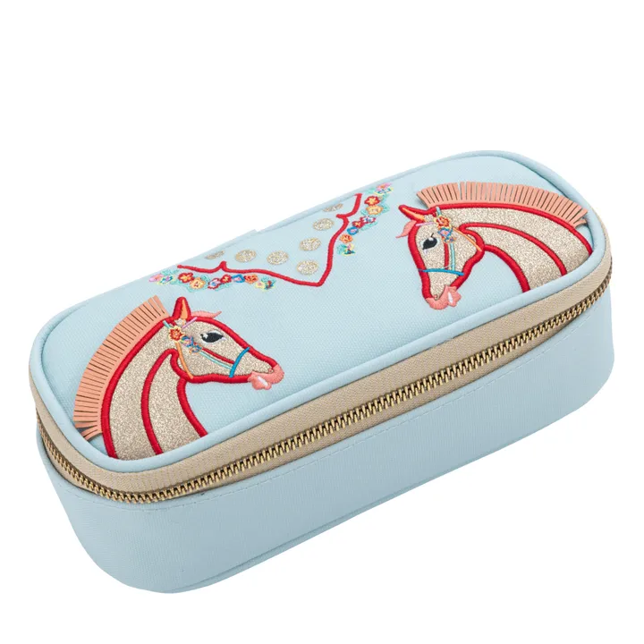 Jeune Premier Trousse Cavalerie Florale | Bleu ciel