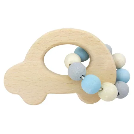 Hess Greifrassel Auto aus Holz, nature blau