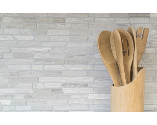 Natuursteenmozaïek MOS Brick 2012 grijs 30,5x32,2 cm