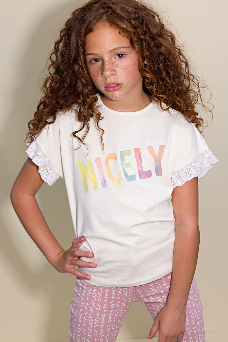NONO gebroken wit nono t-shirt kebou tshirt