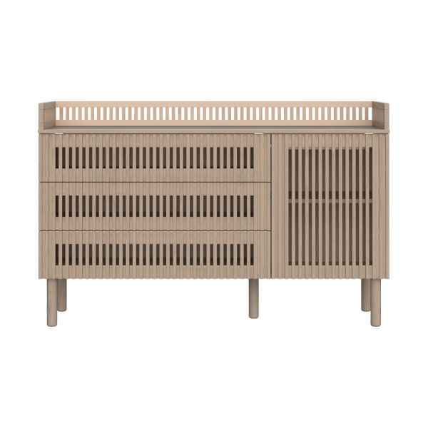 Kidsmill Dai Commode XL Uitbreiding - Design Kuif - Eiken