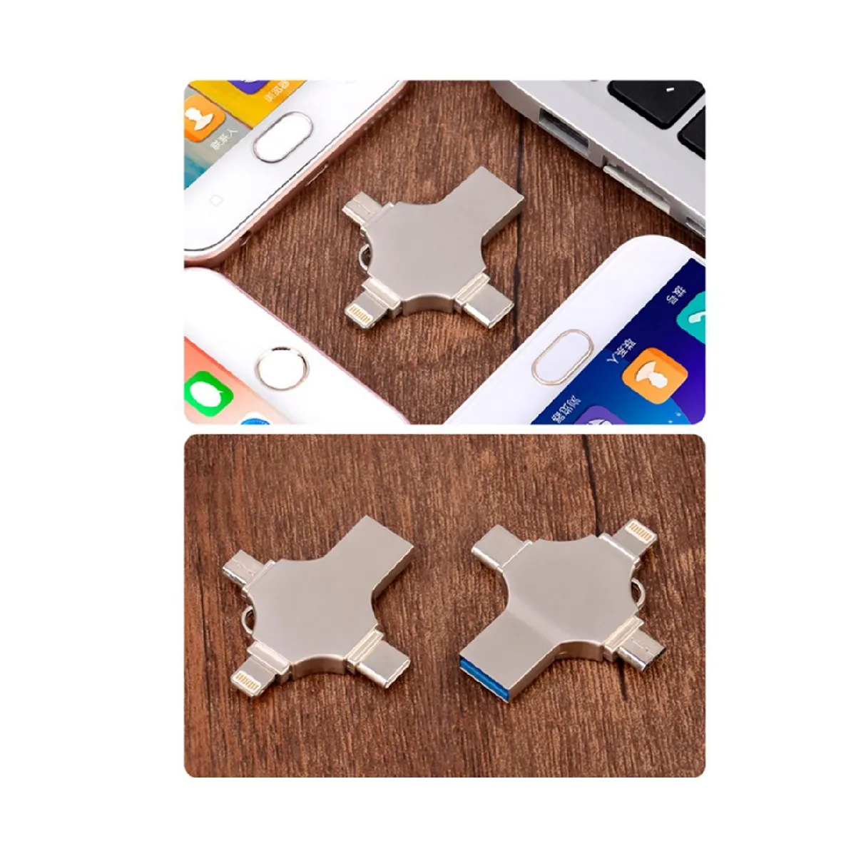 Clé USB Croix Métal - 128 Go