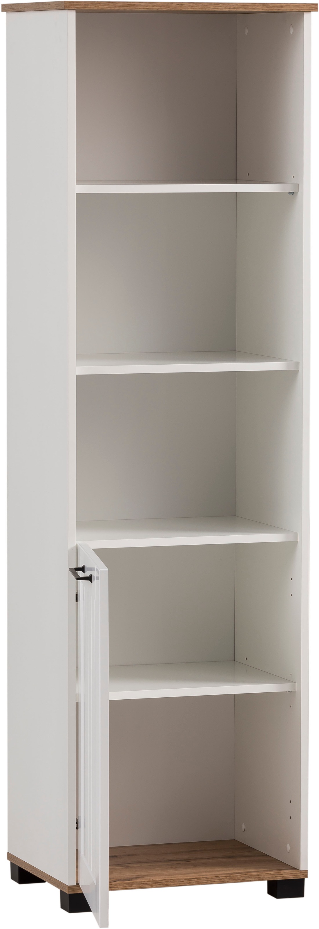 Schildmeyer Aktenschrank »Jelda« in Landhausoptik, Oberboden mit fühlbarer Holzstruktur, Höhe 177,5 cm