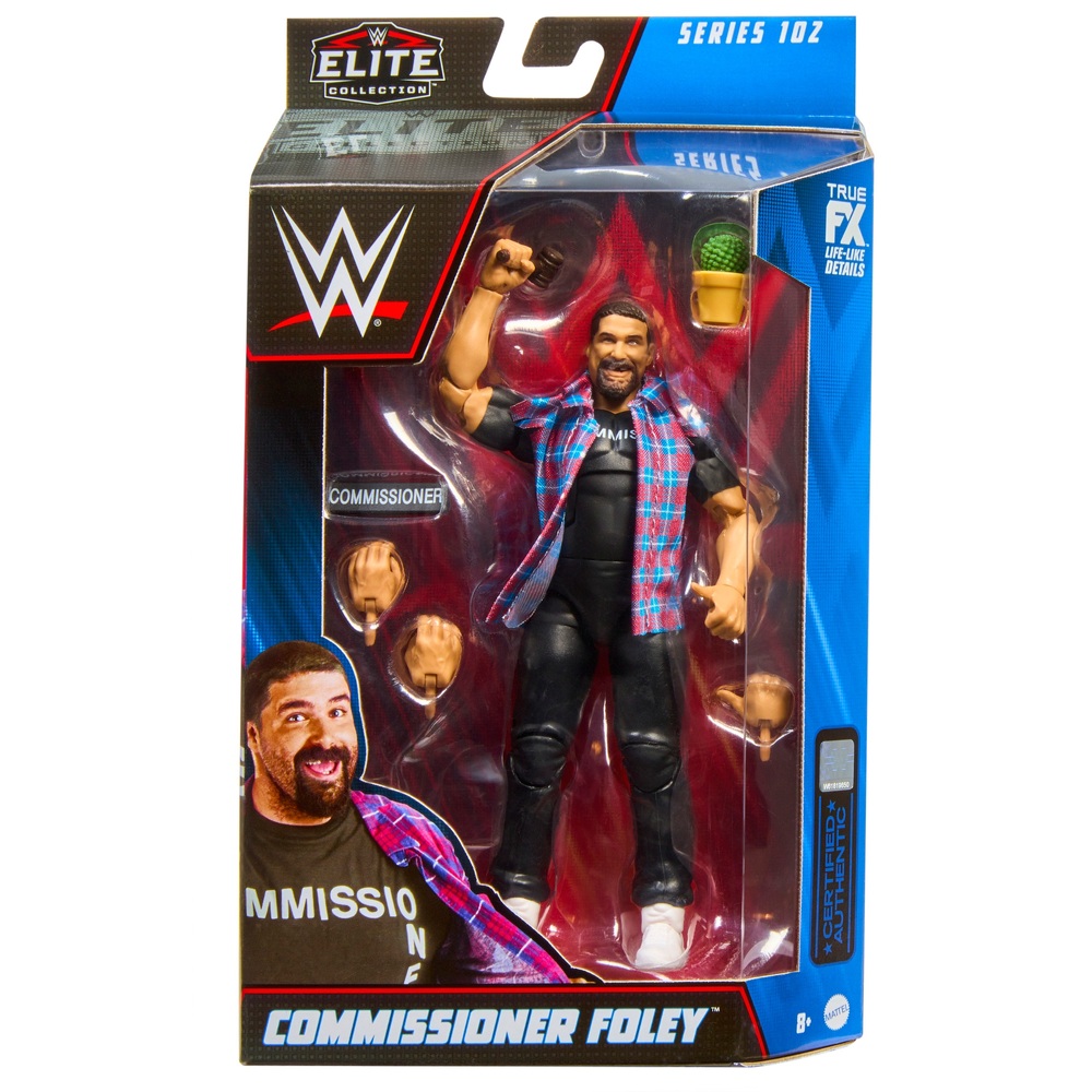 WWE Elite Series 102 Commissioner Foley Actionfigur