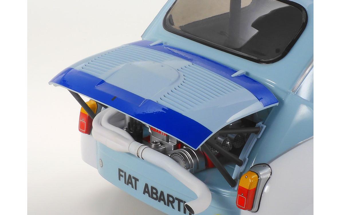 Tourenwagen Fiat Abarth 1000 TCR MB-01 Blau, Bausatz, 1:10<br>M-Chassis On-Road Modell mit Fiat Abarth 1000 TCR Berlina Corse Karosserie