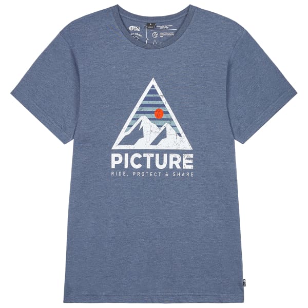 T-shirt PICTURE AUTHENTIC TEE DARK BLUE MELANGE