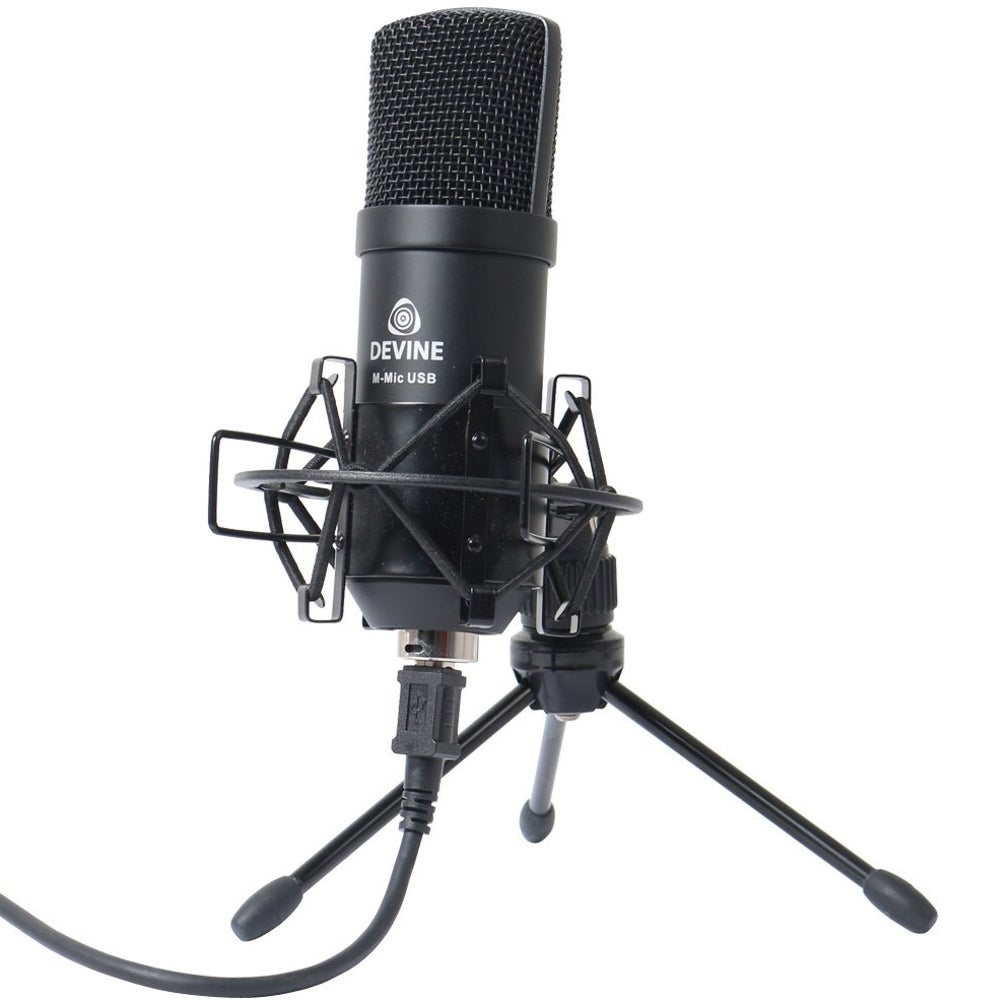 Devine M-Mic USB BK + Devine Pro 3000 hoofdtelefoon