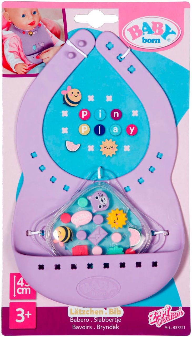 Baby Born Puppen Accessoires-Set »Pinplay Lätzchen«