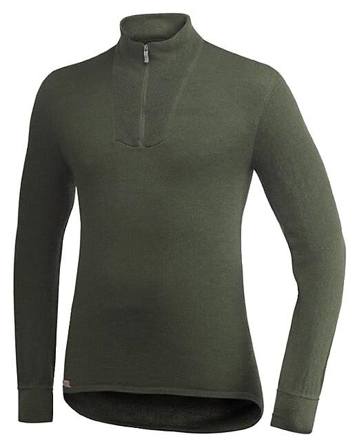 WOOLPOWER - 400 TURTLE NECK M T-SHIRT ML ZIP
