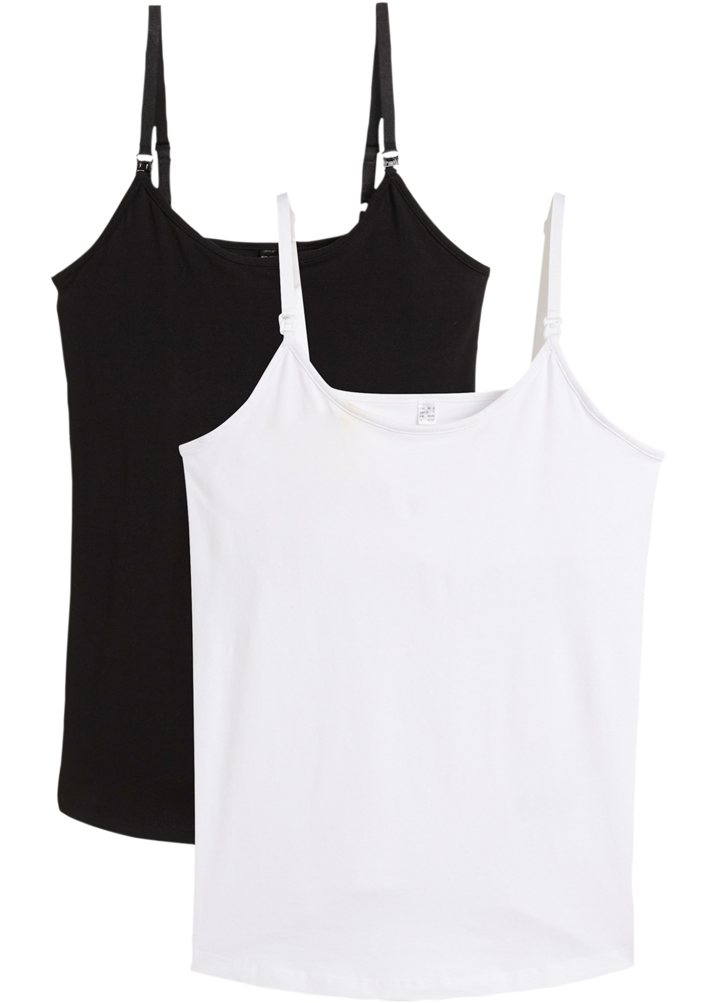 bonprix Stilltop »Umstands- und Stilltops aus Baumwolle (2er-Pack)«, 2 Stk. Umstands- und Stilltops aus Baumwolle (2er-Pack)