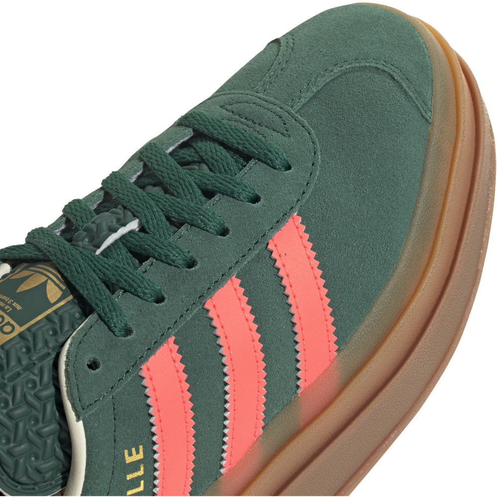 Køb adidas Originals Collegiate Green/Signal Coral/Cream White Gazelle Bold J Sneakers