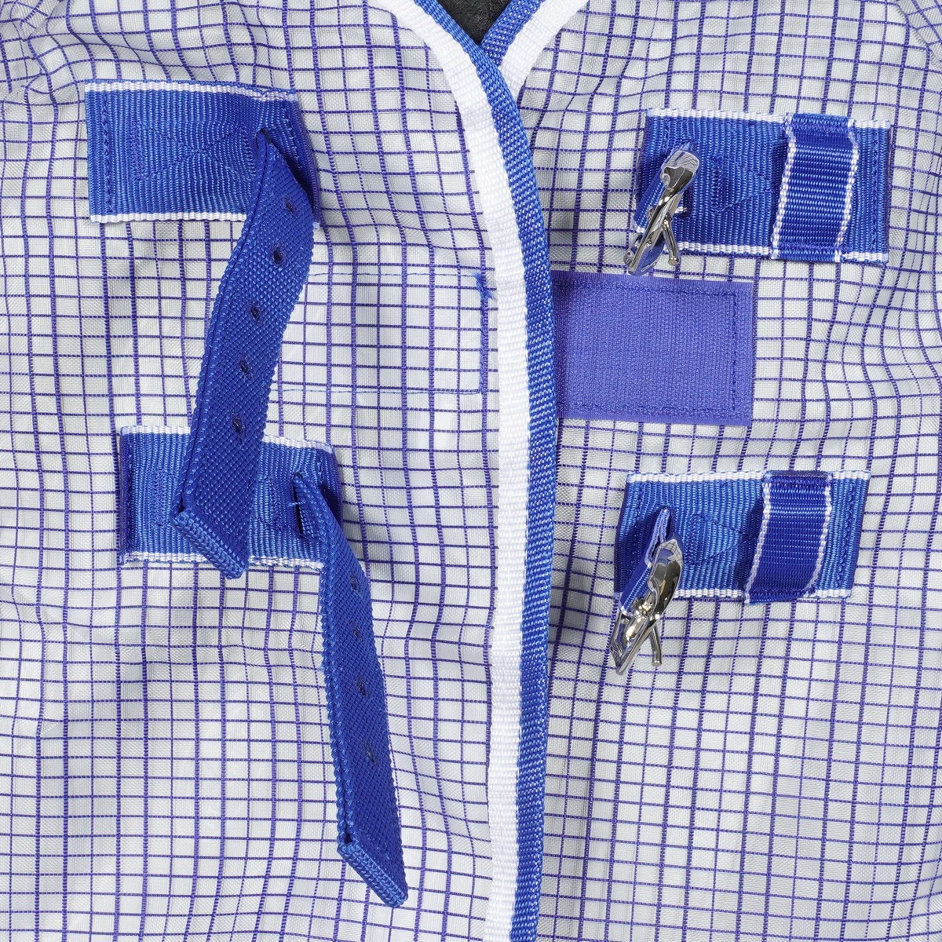 WeatherBeeta Vliegendeken ComFiTec Ripshield Plus Combo Neck Wit/Blauw