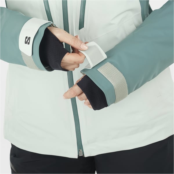 Veste de ski SALOMON BRILLIANT JACKET W MISTY BLUE/NORTH ATLA