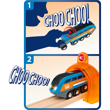 BRIO 33971 Smart Tech Sound Lokomotiv med lydoptager