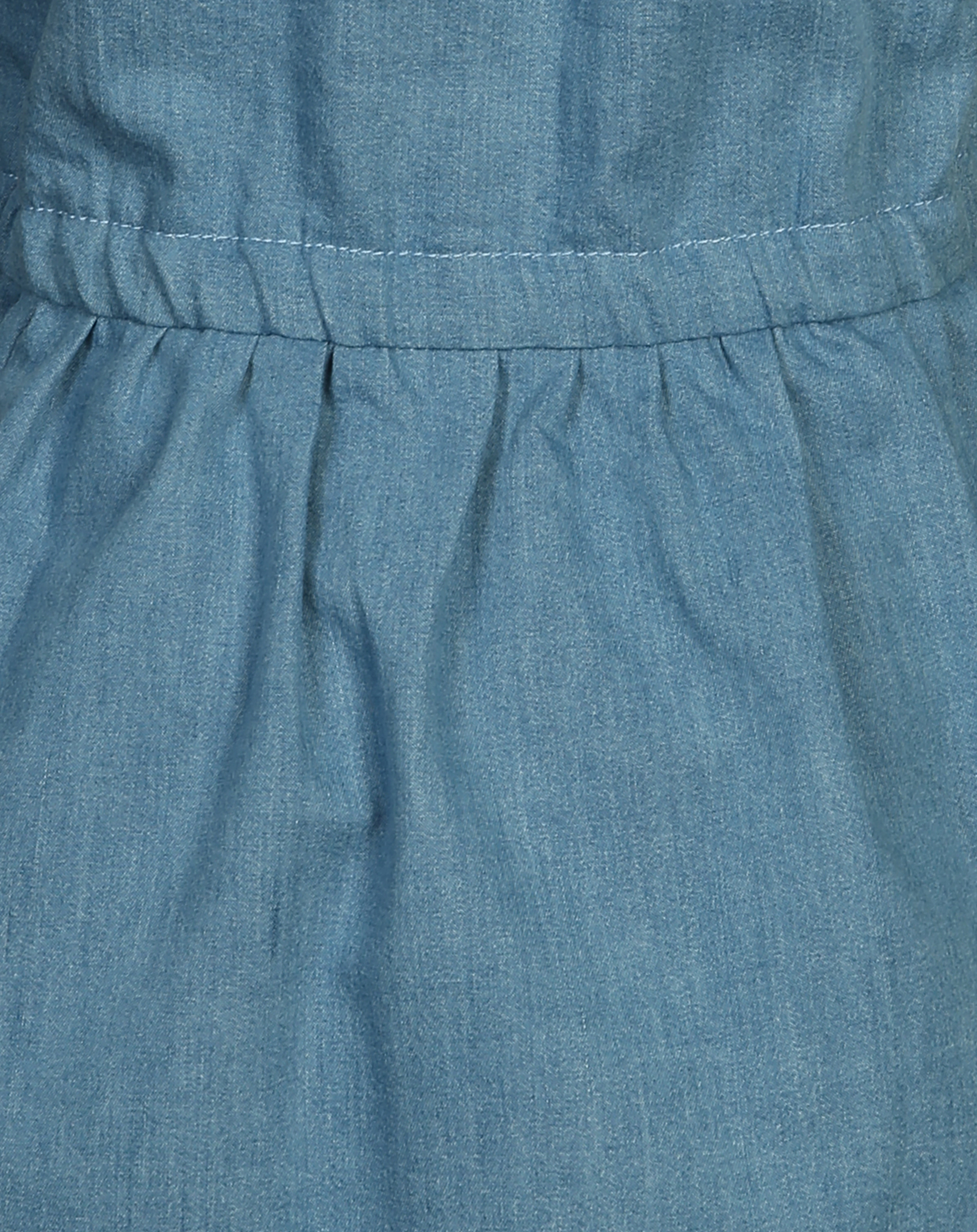 Kurzarm-Kleid SUMMER in jeansblau