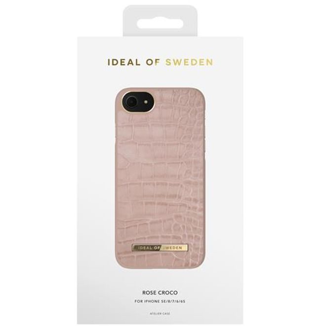 iPhone SE (2022/2020) / 8 / 7 / 6s / 6 Hardcase Hülle Atelier Case (IDACSS21-I7-273) - Rose Croco
