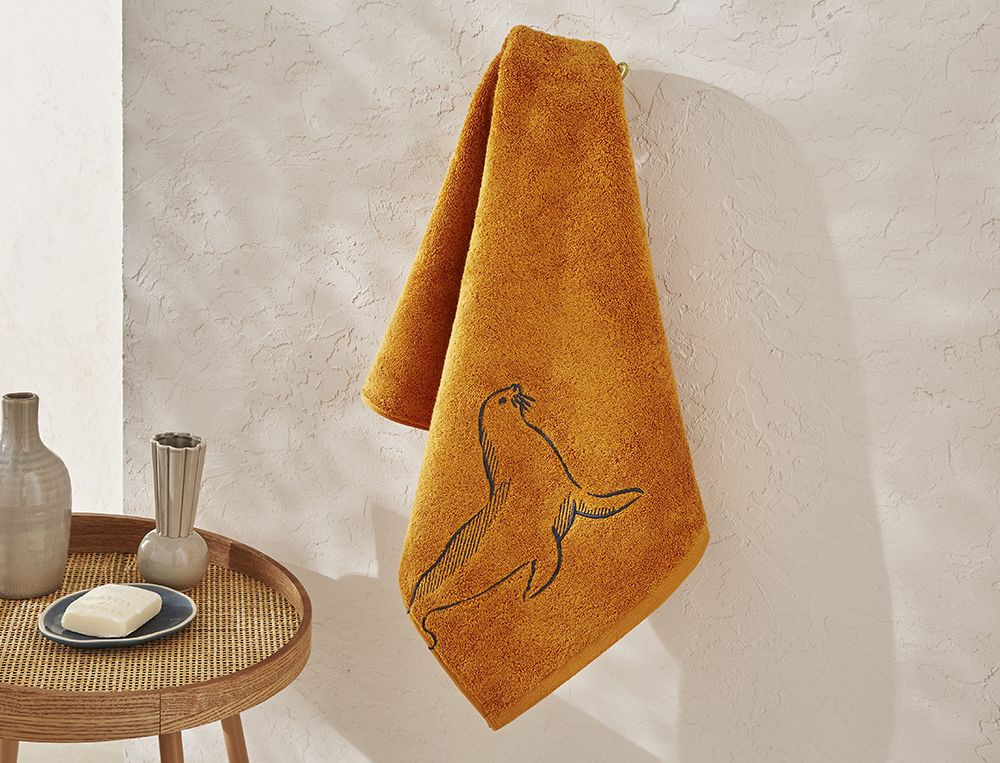 Serviette de bain phoque-Sur la banquise