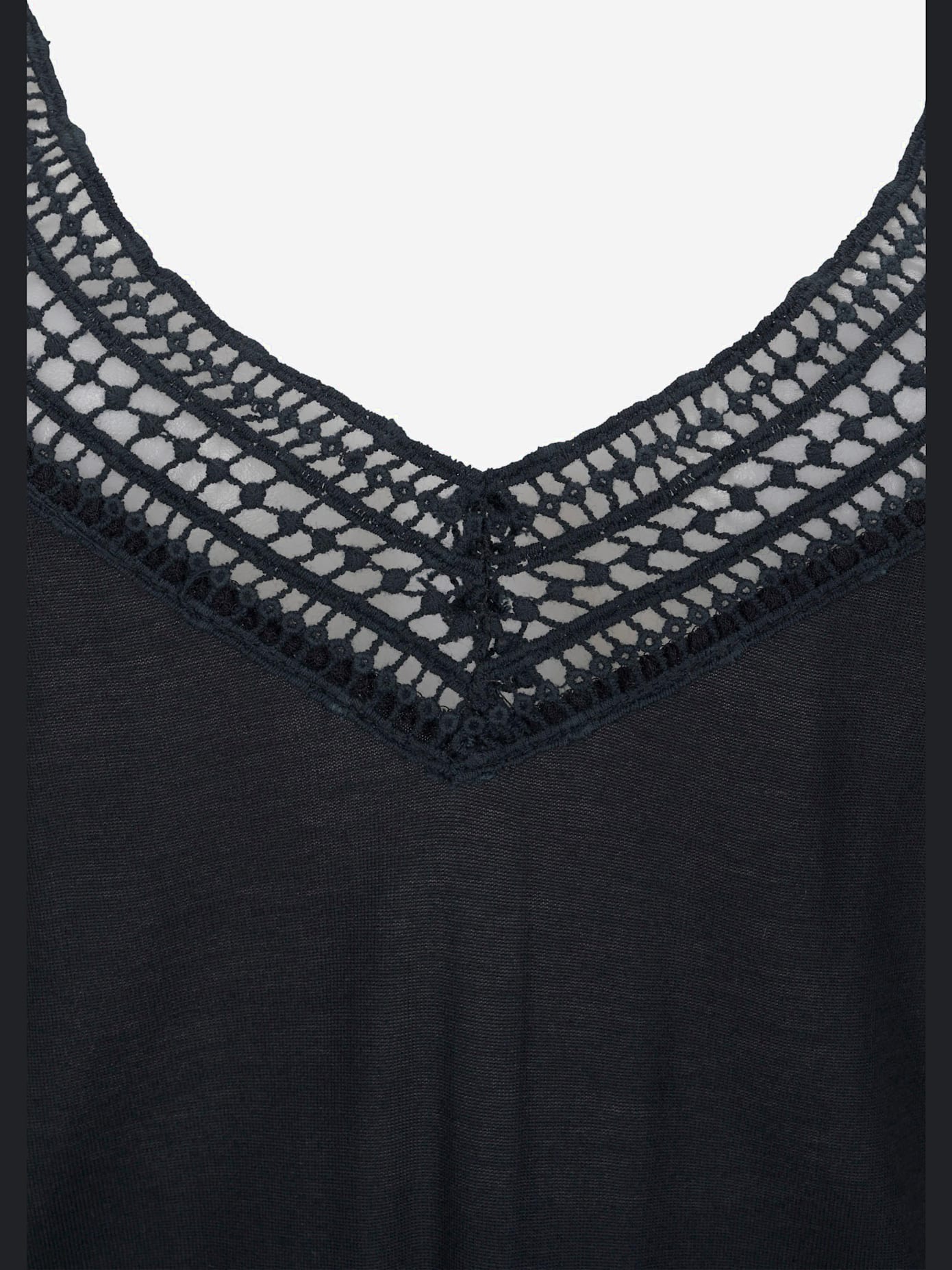 Haut de plage bande dentelle tendance