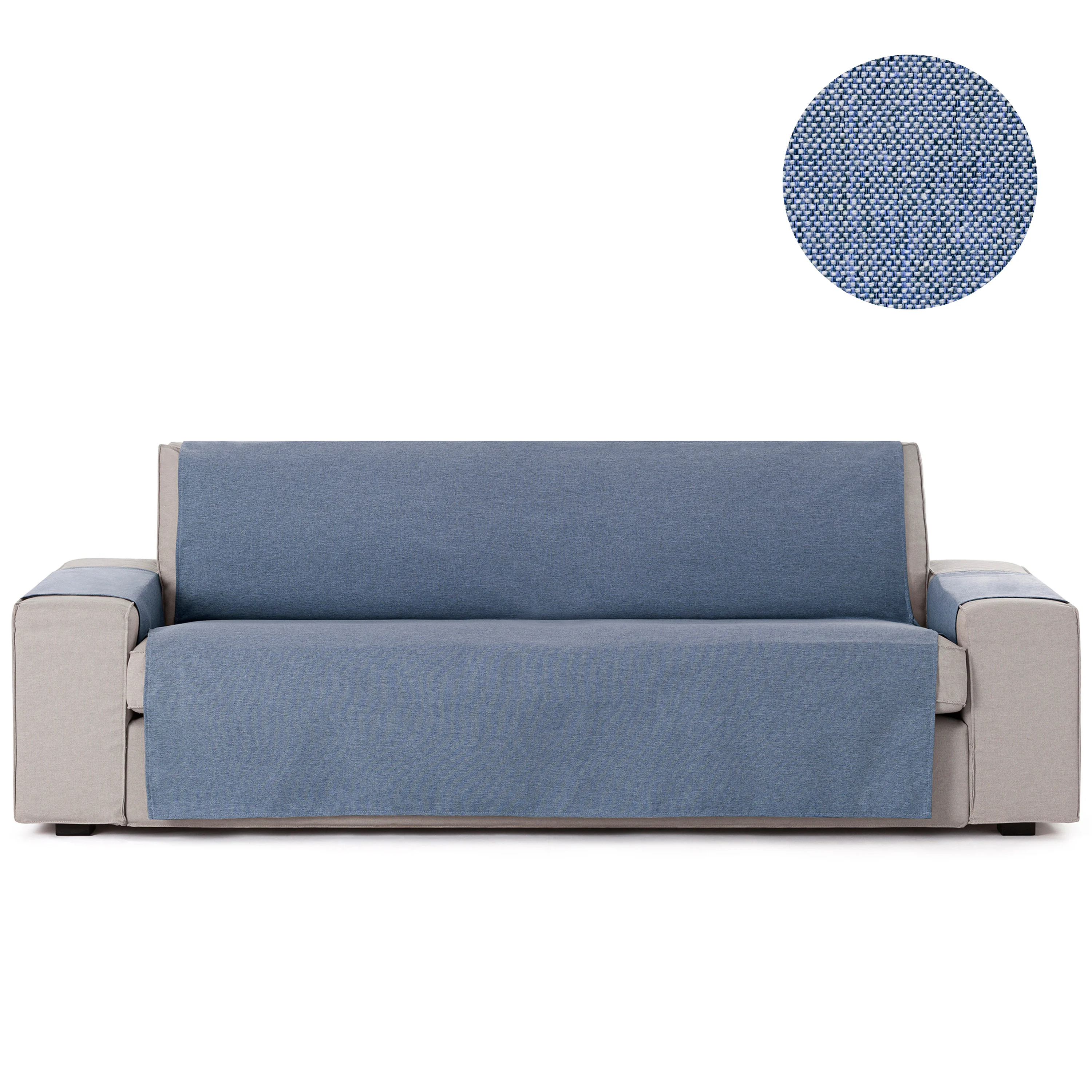 Capa protetora para sofá Vipalia de 1 lugar / Modelo Relax Blue Brisa