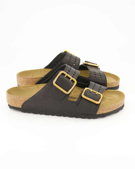 Birkenstock Arizona Bold Gap Pantoletten in Schwarz