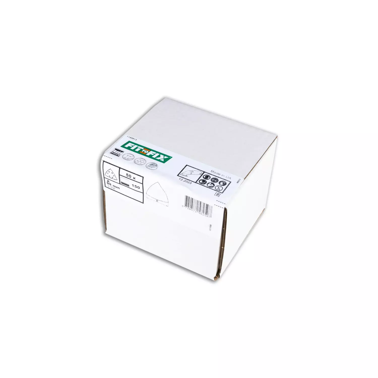 Fit-to-Fix Deltaschuurvel - P150 - 96mm (50st)