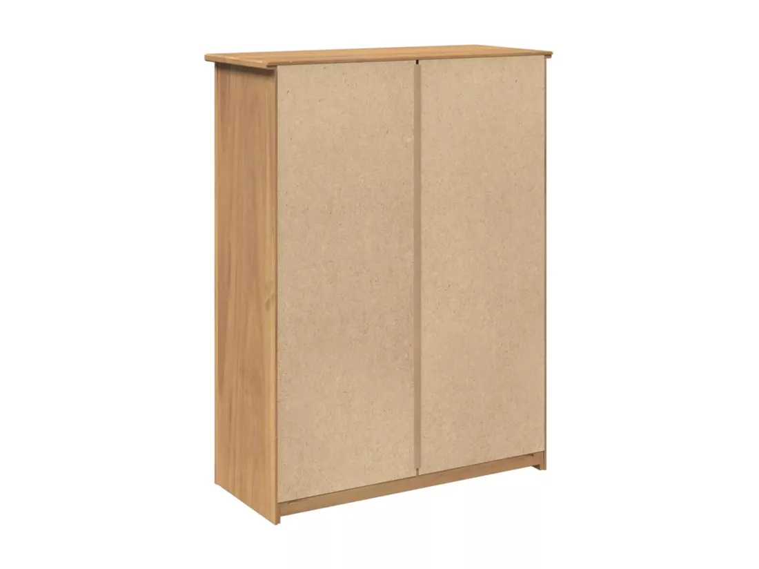 Armoire à chaussures Panama 80x35x105 cm bois de pin massif