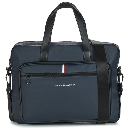 Tommy Hilfiger - TH ESSENTIAL PIQUE COMPUTER BAG Marino