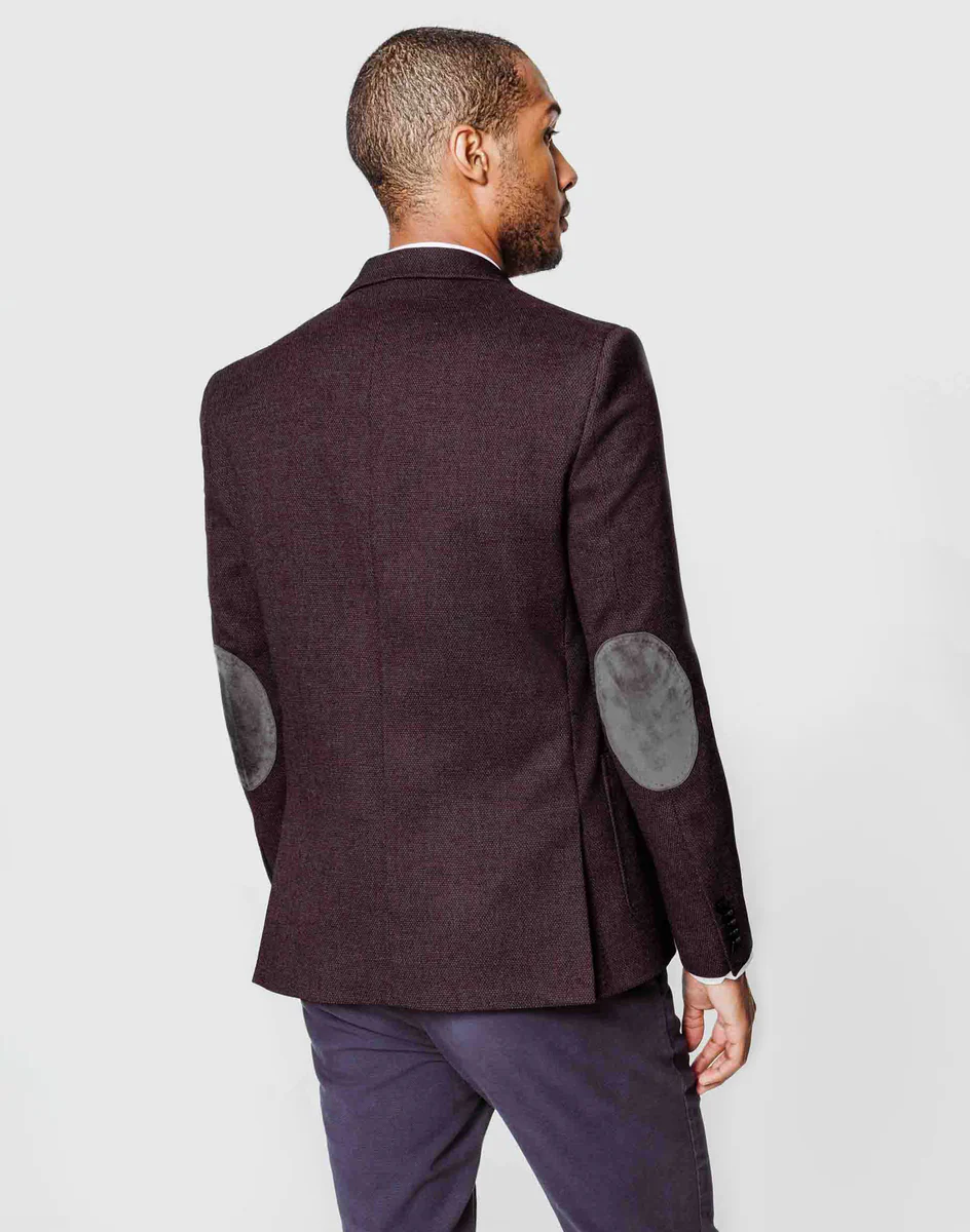 Veste casual bordeaux