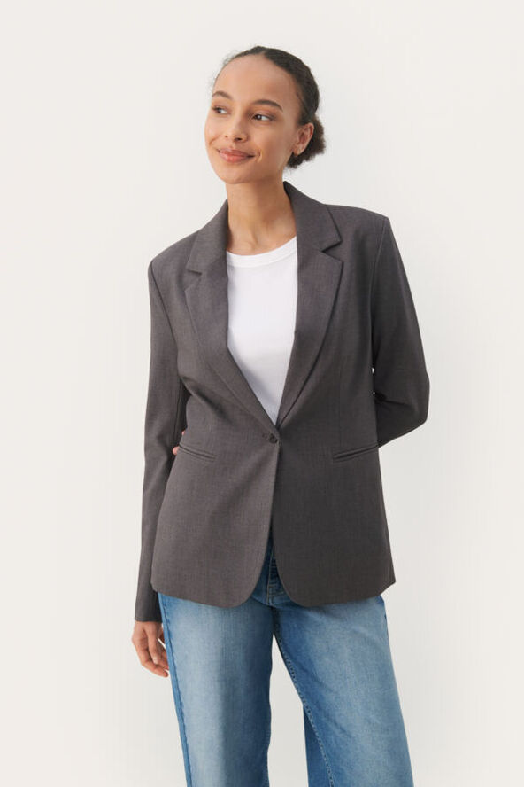 Part Two TaylorsPW BZ Gray flannel melange