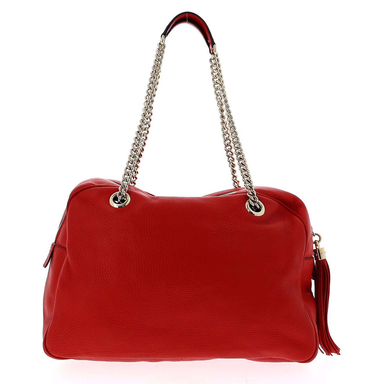 Gucci Sac porté épaule Soho en Cuir rouge Etat: Très bon état - Longueur 36 cm