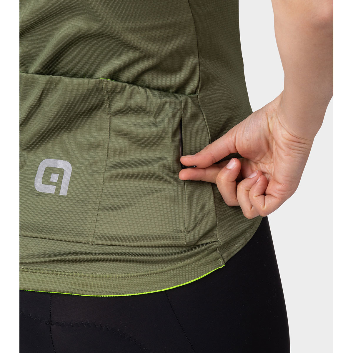 Ale R-EV1 Artika Fietsshirt Korte Mouwen Groen Dames