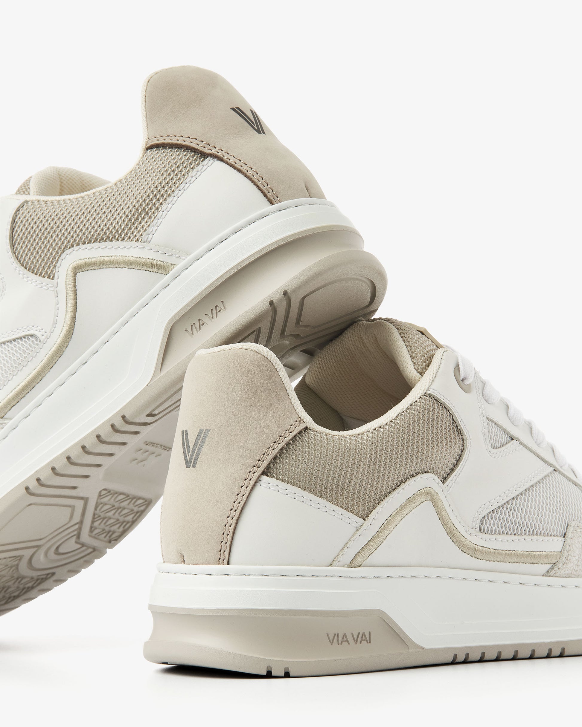 VIA VAI beige heren sneakers Jay Wess