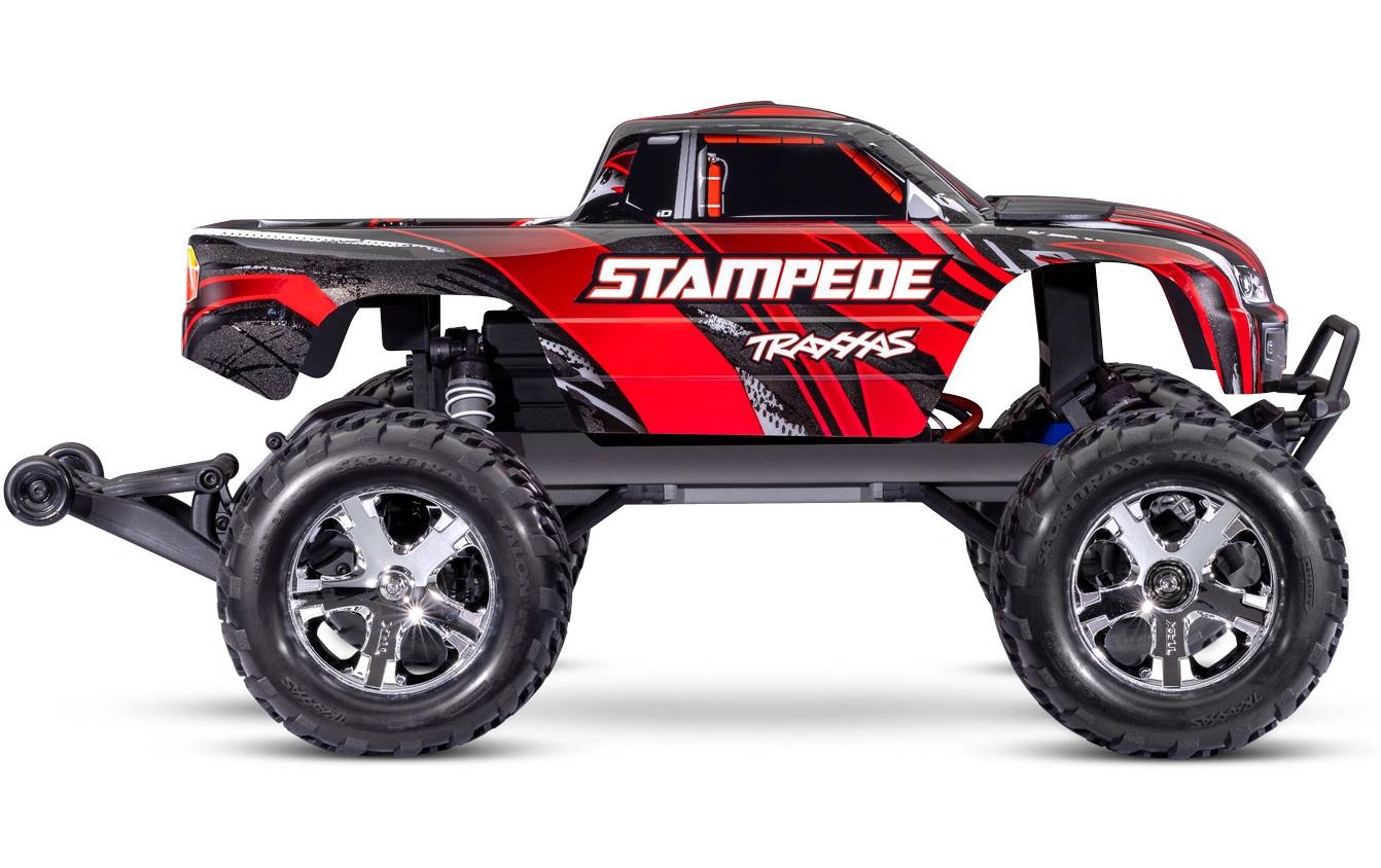 Monster Truck Stampede HD XL-5 2WD Rot, ARTR, 1:10<br>Robuster 2WD Monstertruck mit Titan-Motor