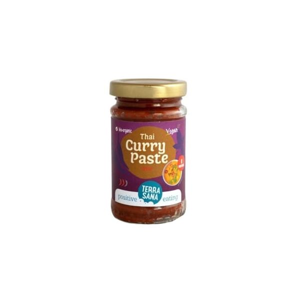 Terrasana Pasta de Caril Vermelho Tailandês 120g