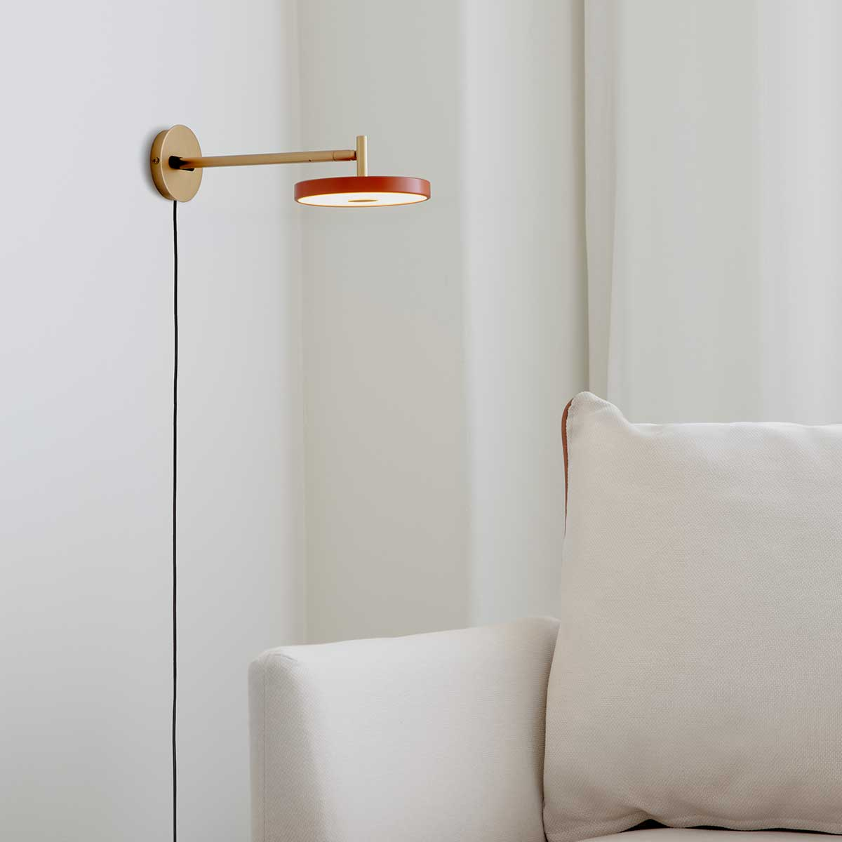 Wandlamp Asteria Long Zwart