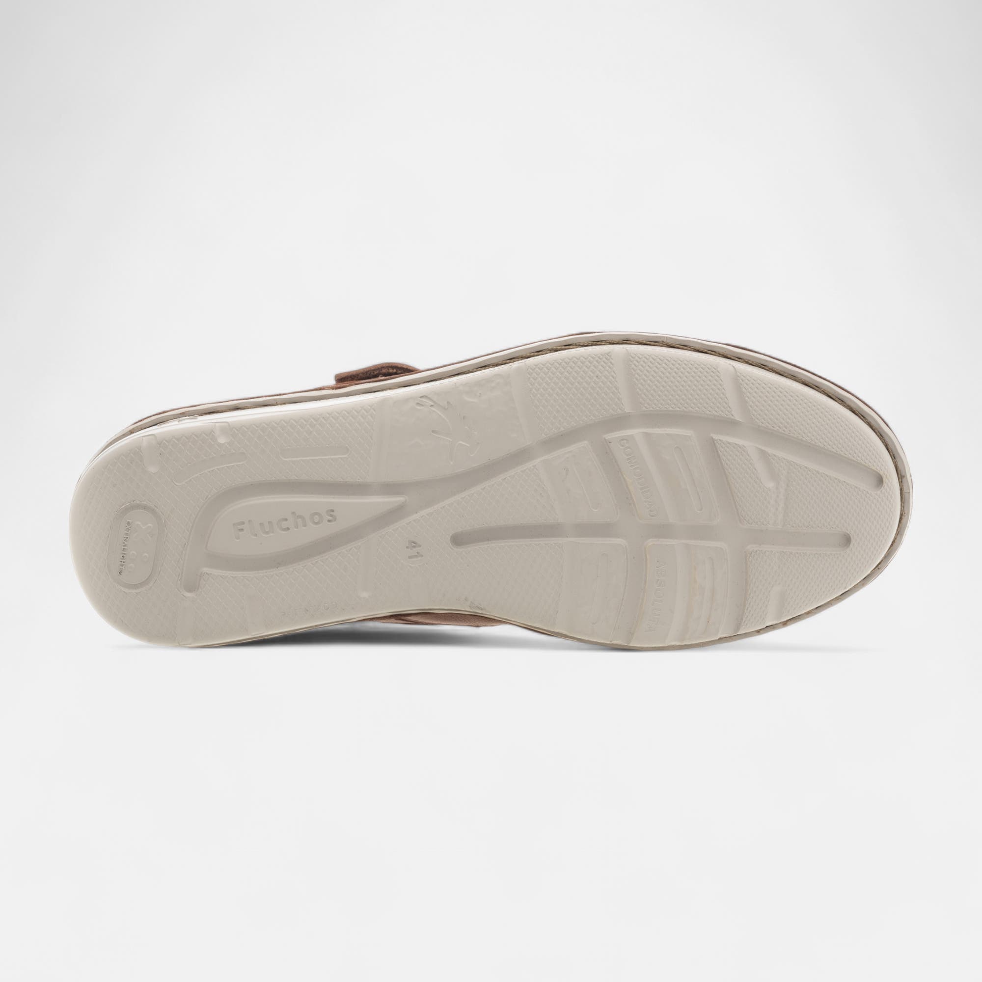 Nu-pieds confort Homme en cuir cognac