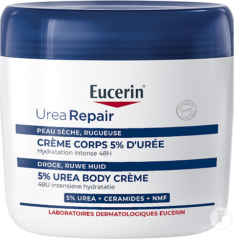 Eucerin UreaRepair Crème Corps 5% d'Urée Peau Sèche et Rugueuse Pot 450ml
