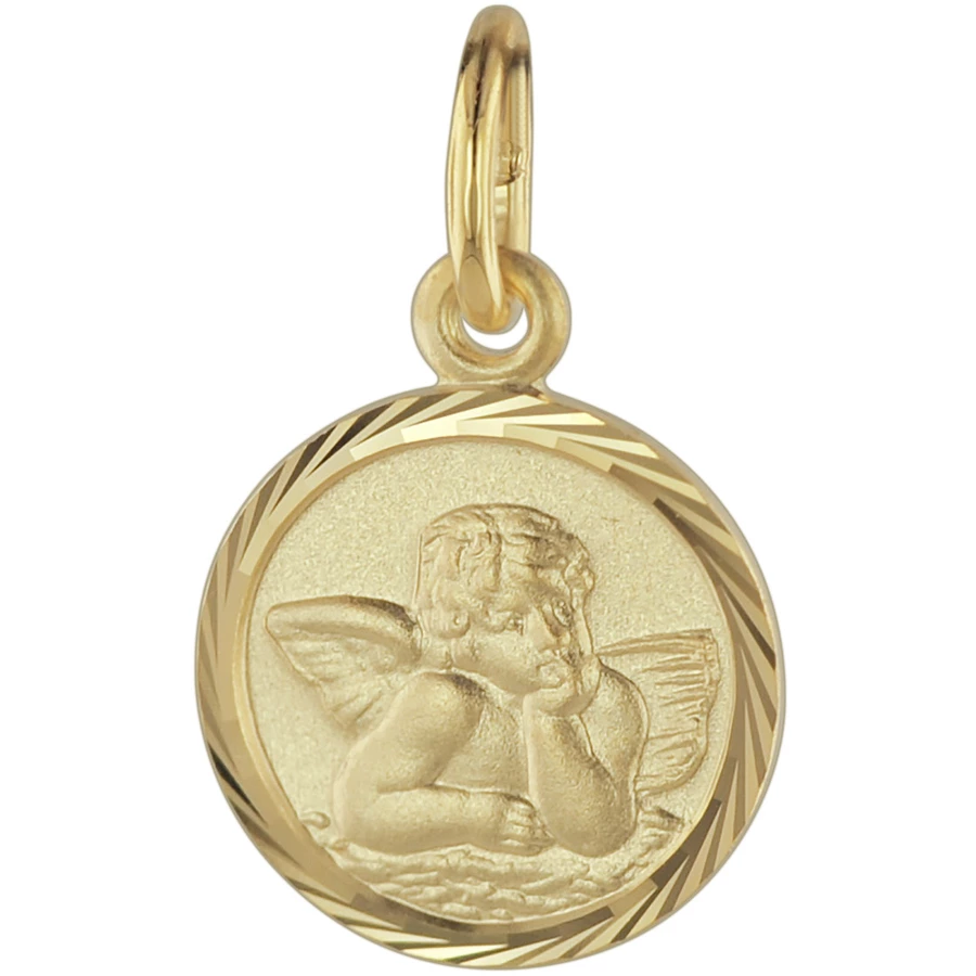 trendor Schutzengel Anhänger Gold 585 gold