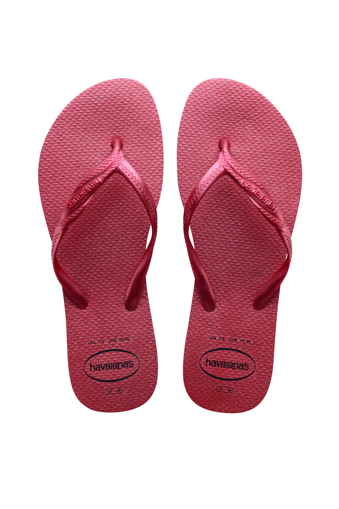 Chinelo Hav Fantasia Gloss - cor bordô